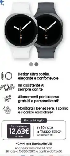 Expert SAMSUNG Galaxy Watch8 offerta