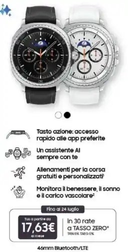 Expert SAMSUNG Watch8 Classic offerta