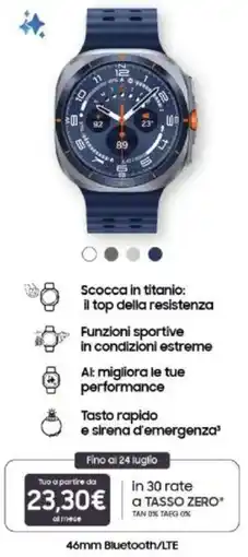 Expert SAMSUNG Watch Ultra offerta