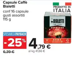 Carrefour Capsule Caffè Bialetti offerta