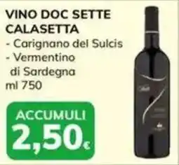 Basko Vino doc sette calasetta offerta