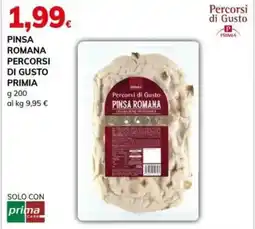 Basko Pinsa romana percorsi di gusto PRIMIA offerta