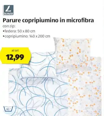 My Living Style copripiumino in microfibra