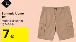 Carrefour Bermuda Uomo Tex offerta