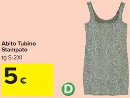 Carrefour Abito Tubino Stampato offerta