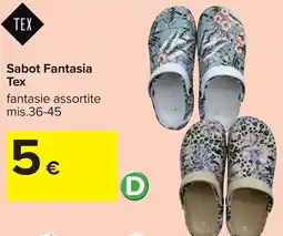 Carrefour Sabot Fantasia Tex offerta