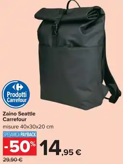 Carrefour Zaino Seattle Carrefour offerta