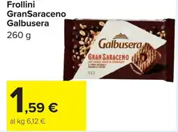 Carrefour Frollini GranSaraceno Galbusera offerta