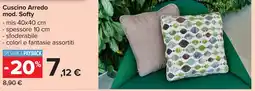 Carrefour Cuscino Arredo mod. Softy offerta
