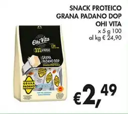 Coal Snack proteico grana padano dop OHI VITA offerta
