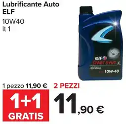 Carrefour Lubrificante Auto ELF offerta
