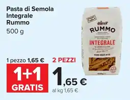 Carrefour Pasta di Semola Integrale Rummo offerta