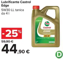 Carrefour Lubrificante Castrol Edge offerta