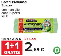 Carrefour Sacchi Profumati Spazzy offerta