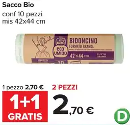 Carrefour Sacco Bio offerta