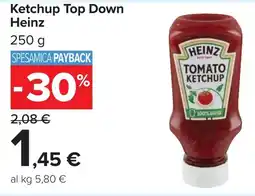 Carrefour Ketchup Top Down Heinz offerta
