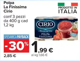 Carrefour Polpa La Finissima Cirio offerta