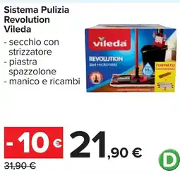 Carrefour Sistema Pulizia Revolution Vileda offerta