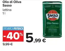 Carrefour Olio di Oliva Sasso offerta