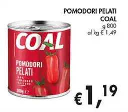 Coal Pomodori pelati COAL offerta