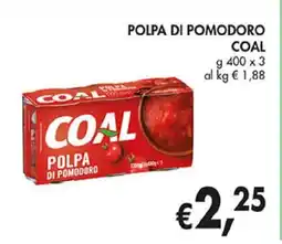 Coal Polpa di pomodoro COAL offerta