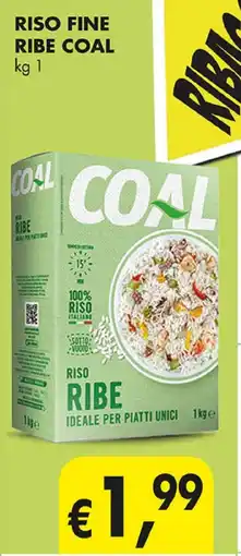 Coal Riso fine ribe COAL offerta