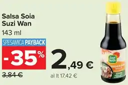 Carrefour Salsa Soia Suzi Wan offerta