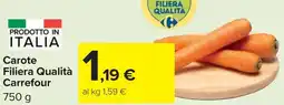 Carrefour Carote Filiera Qualità Carrefour offerta