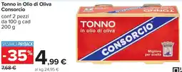 Carrefour Tonno in Olio di Oliva Consorcio offerta