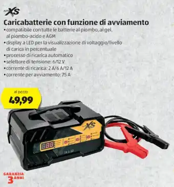 ALDI Auto XS Caricabatterie con funzione di avviamento offerta