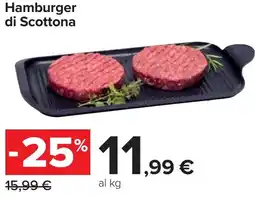 Carrefour Hamburger di Scottona offerta
