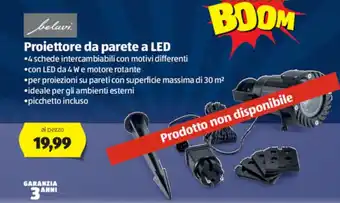 ALDI belavi Proiettore da parete a LED offerta