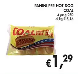 Coal Panini per hot dog COAL offerta
