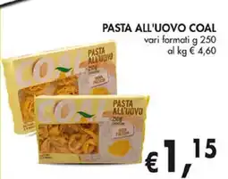 Coal Pasta all'uovo COAL offerta