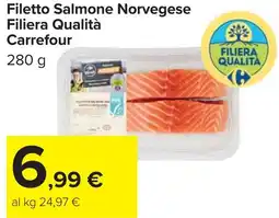 Carrefour Filetto Salmone Norvegese Filiera Qualità Carrefour offerta