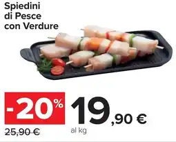 Carrefour Spiedini di Pesce con Verdure offerta