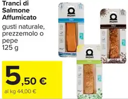 Carrefour Tranci di Salmone Affumicato offerta