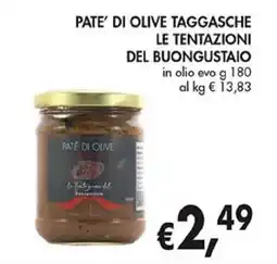Coal Pate' di olive taggasche le tentazioni del buongustaio offerta
