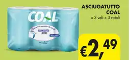 Coal Asciugatutto COAL offerta