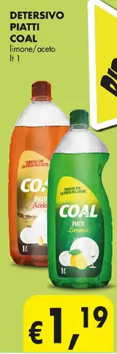 Coal DETERSIVO PIATTI COAL limone/aceto offerta