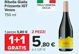 Carrefour Ribolla Gialla Frizzante IGT Vezzo offerta