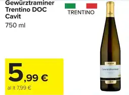 Carrefour Gewürztraminer Trentino DOC Cavit offerta