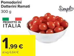 Carrefour Pomodorini Datterini Ramati offerta