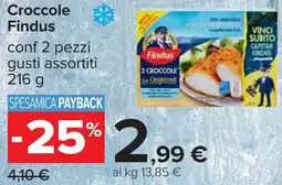 Carrefour Croccole Findus offerta