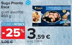 Carrefour Sugo Pronto Esca offerta