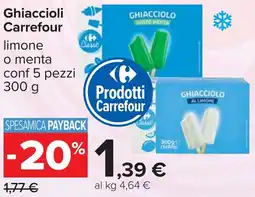 Carrefour Ghiaccioli Carrefour offerta