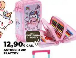 Ipercoop Astucci 3 zip play toy offerta