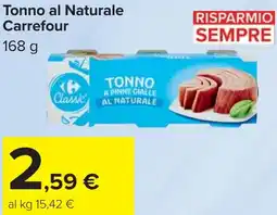 Carrefour Tonno al Naturale Carrefour offerta