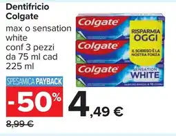 Carrefour Dentifricio Colgate offerta