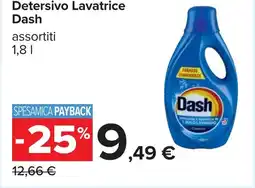 Carrefour Detersivo Lavatrice Dash offerta